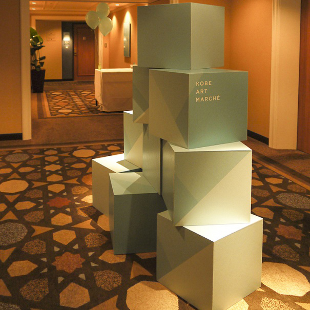 イベントオブジェ用の立方体を製作いたしました。 | 展示台・ディスプレイ什器製作｜bolda（ボルダ）｜店舗・展示会・イベント